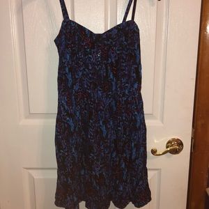XS Express Black/Blue Dress